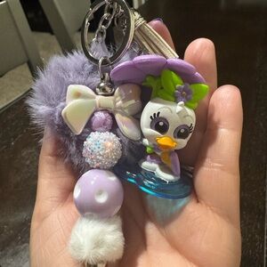 Daisy Duck Doorables in full bloom keychain